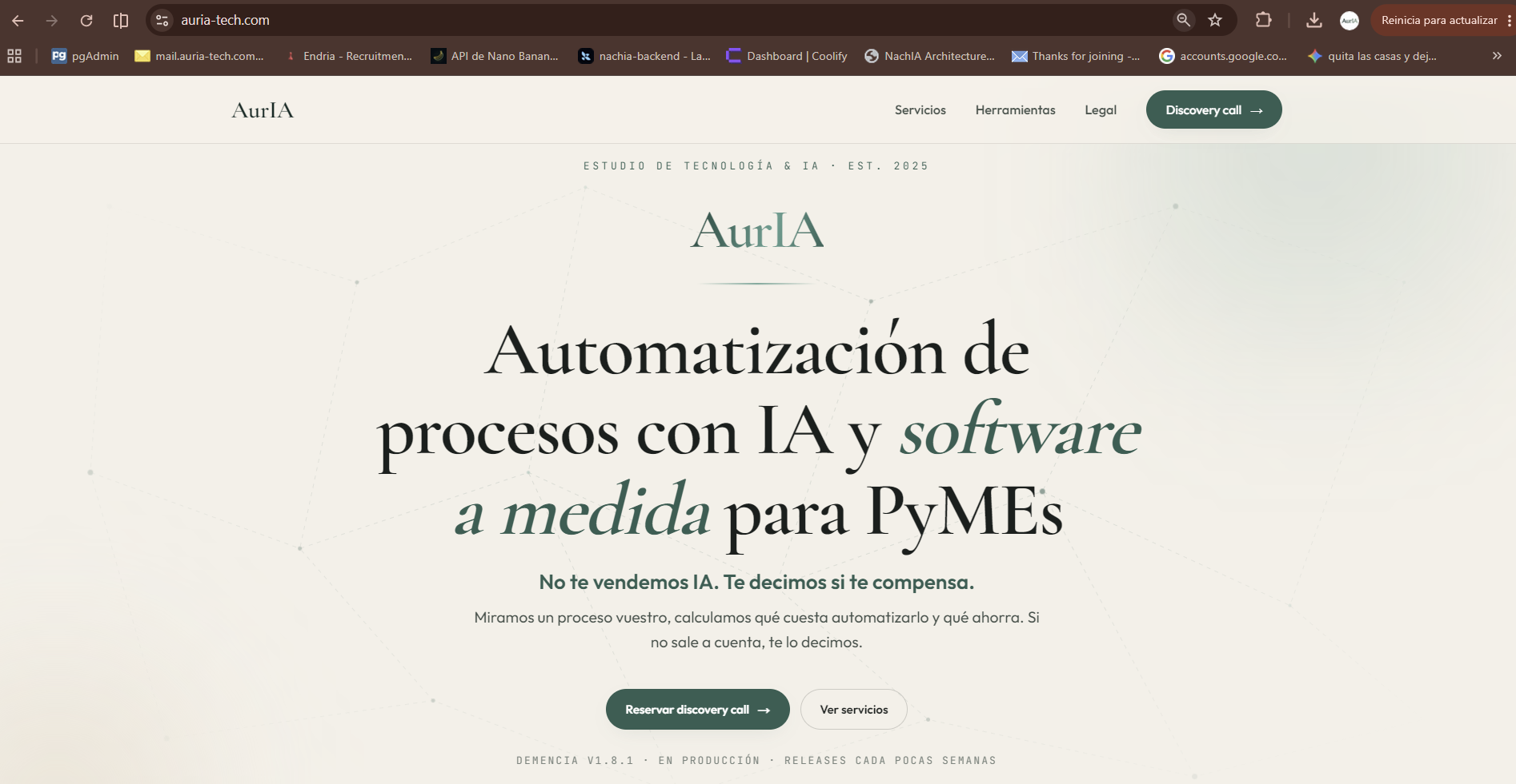 Portada: automatización de procesos con IA y software a medida para PyMEs