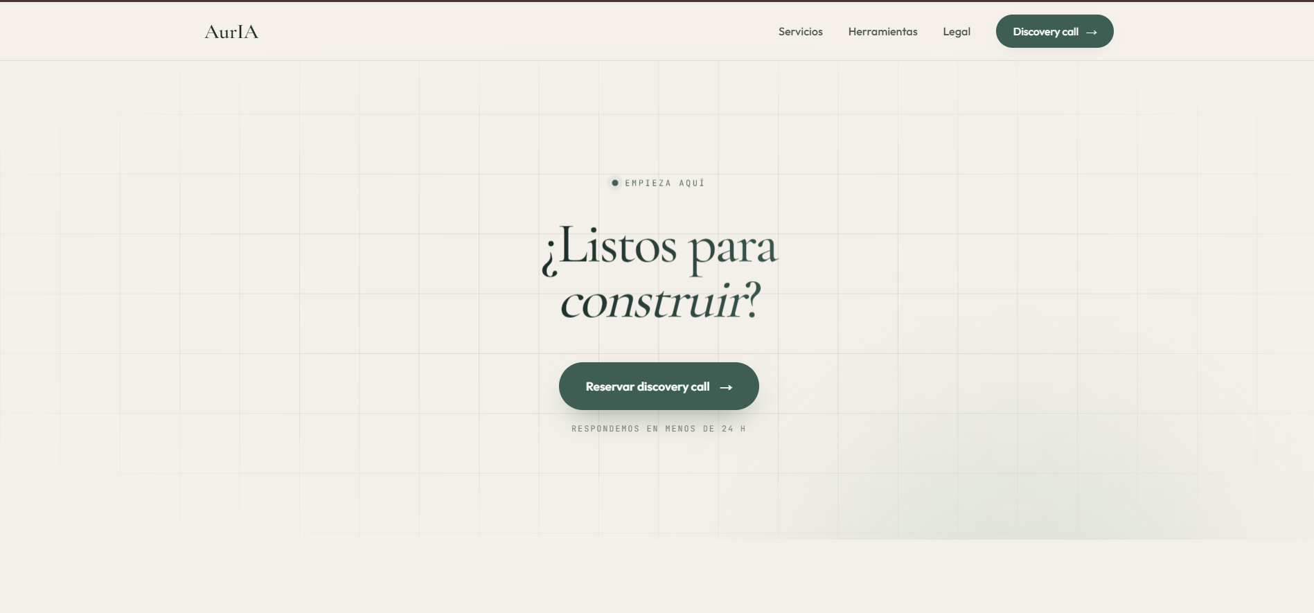 Cierre: reservar discovery call